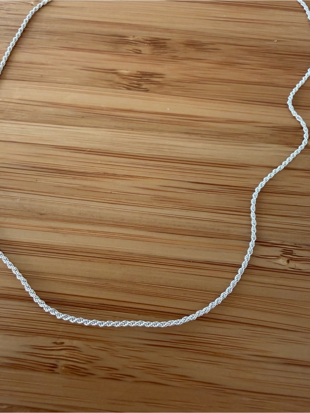 Sterling Silver French Rope Chain - Picture 5 of 5